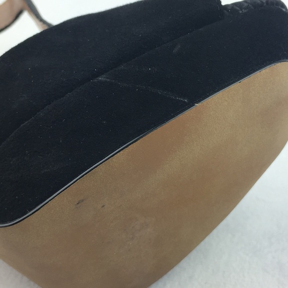 MRKT Black Platform Peep Toe Heels Aliya Size 7 - Picture 4 of 10